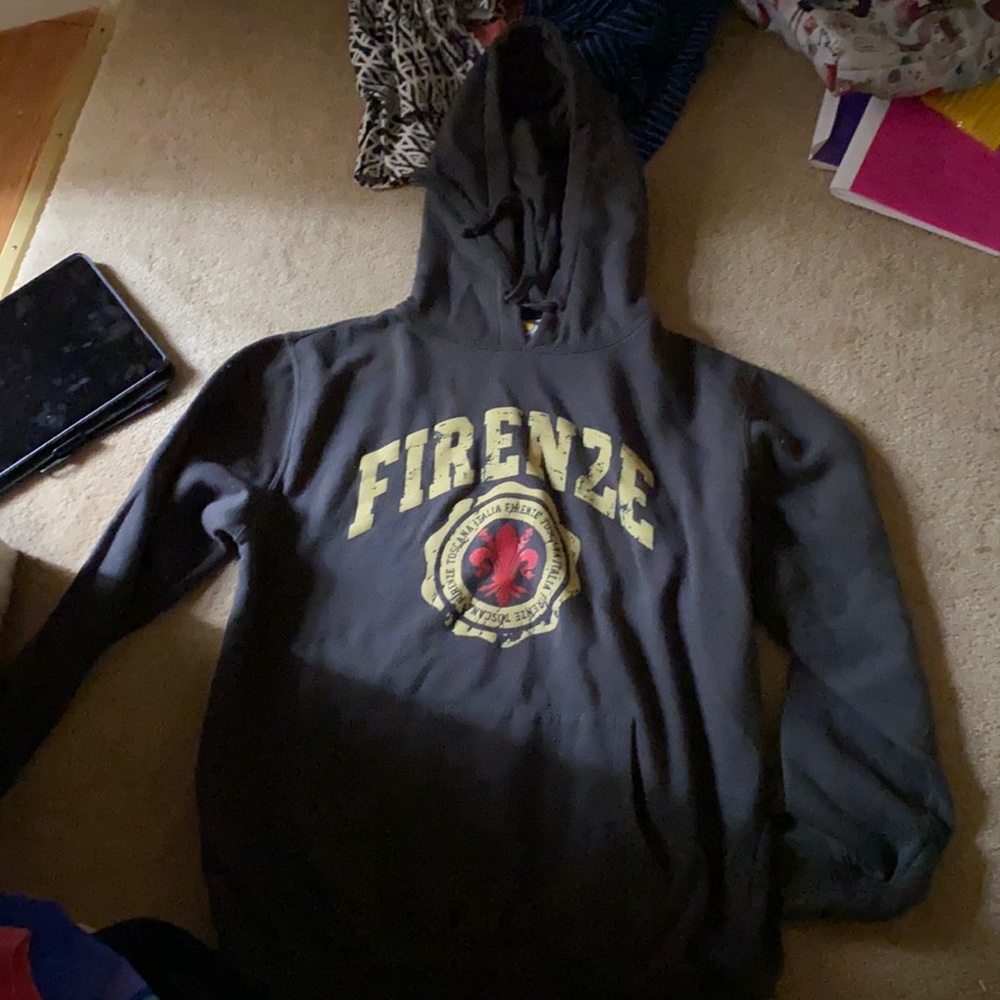Firenze grey hoodie size XL